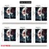 2Pcs,2D Plane Printing Window Curtain Moonlit Samurai Versatile 100% Polyester (Without Rod) Home Decor For Living Room &