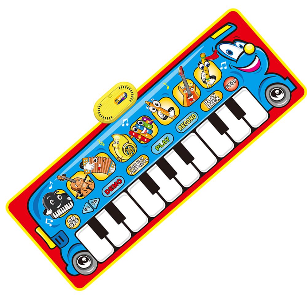 Dětská multifunkční hudební klavírní podložka Podlahové piano pro batolata Klávesnice s Midi dětskou podložkou Hudební koberec Vzdělávací hračky Dárky pro děti