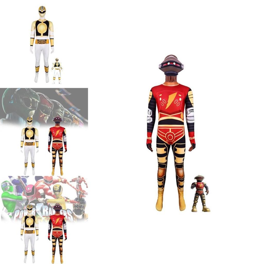 Mighty Morphin Power Rangers Dinosaur Cosplay Suit For Kids Halloween Costume Party
