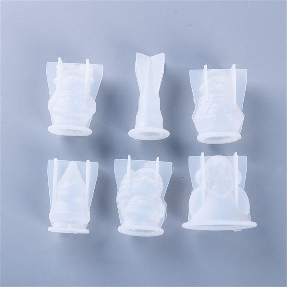 Tree Santa Claus Jewelry Making Tools Epoxy Resin Molds Christmas Silicone Mould Crystal Resin Mold