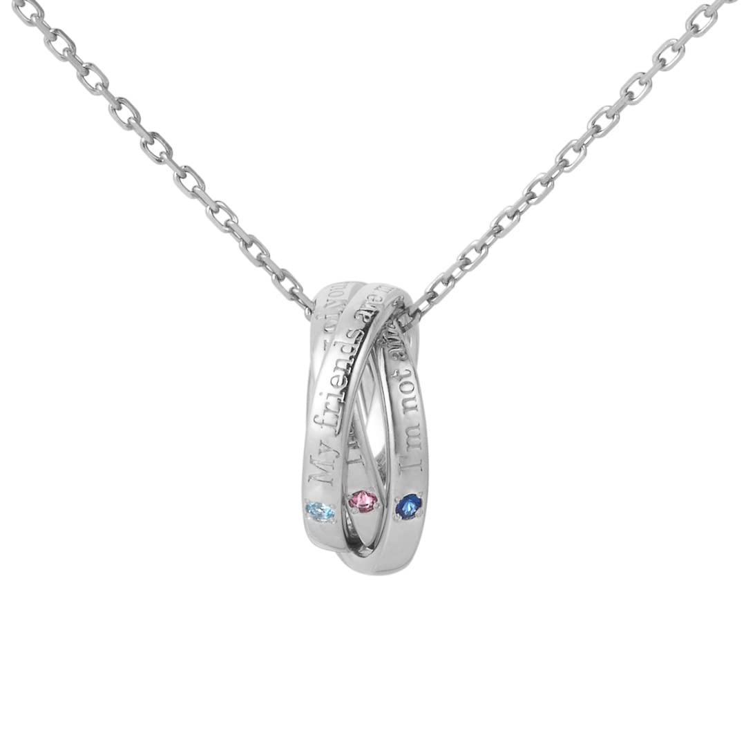 

Kingdom Hearts Goods Silver Unisex Unisex Accessories Jewelry Present [U-Treasure] Necklace/Trinity Ring/Necklace Men s Women s (Roxas/Axel/Shion)