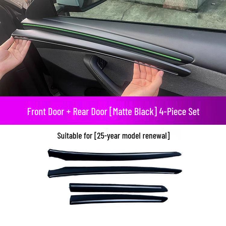 Tesla Model Y Türverkleidung Dekorative und Schützende Aufkleber