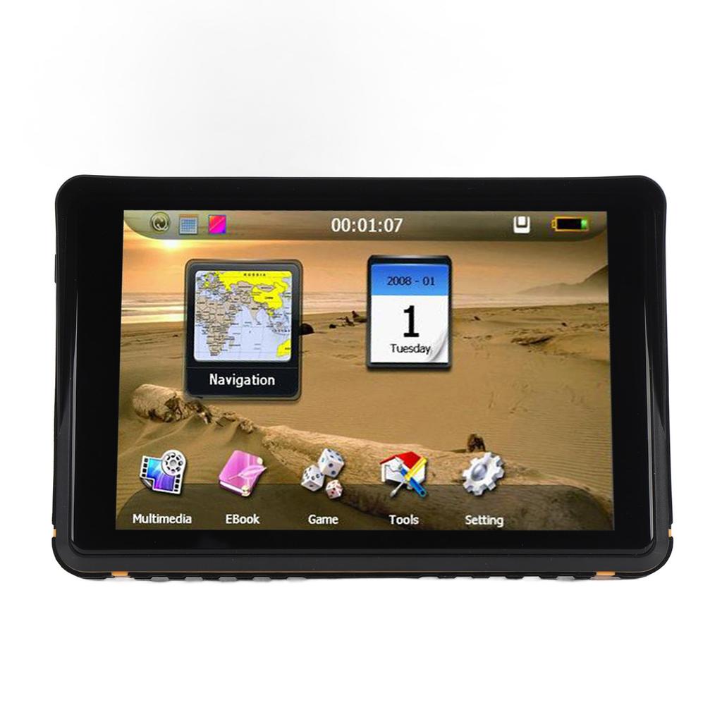 Motorrad GPS Navigator Routenplanung 256MB 16G 7 Zoll Touchscreen Wasserfestes GPS Navigationsgerät für Auto