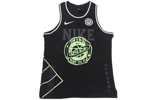 Nike DNA Summer Hoops Breathable Loose-Fit Basketball Tank Top S чёрный
