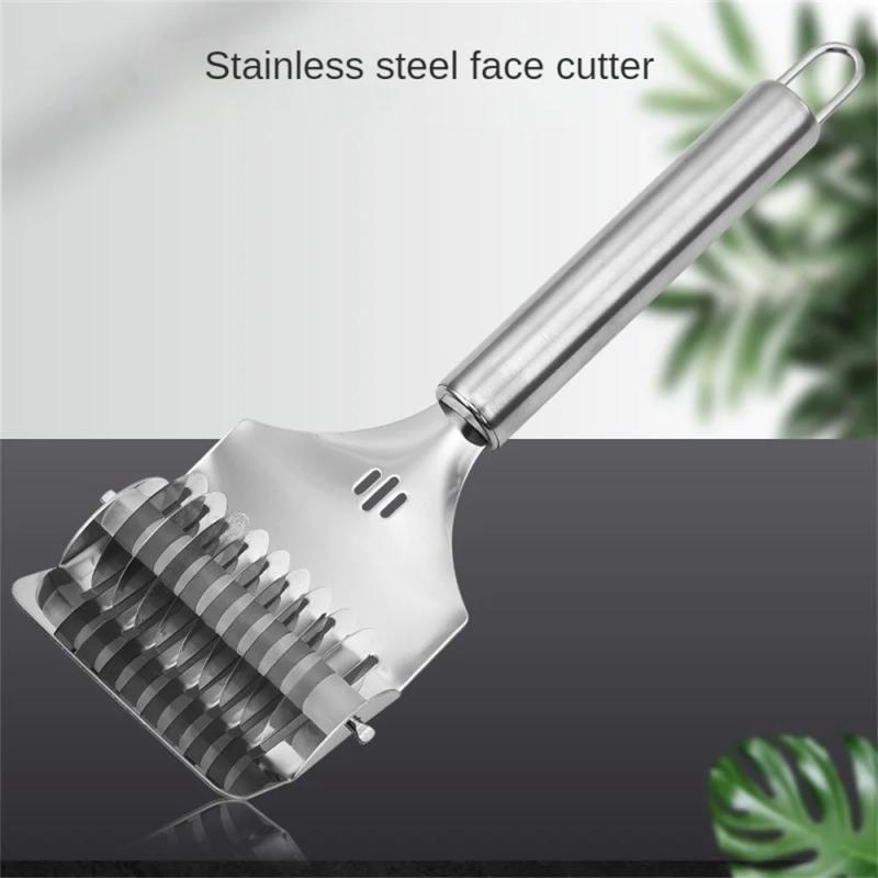 Kitchen Vanilla Noodle Cutter Stainless Steel Manual Noodle Cutting Device Chive Cutting All-steel Kitchen Noodle Makers Gadget