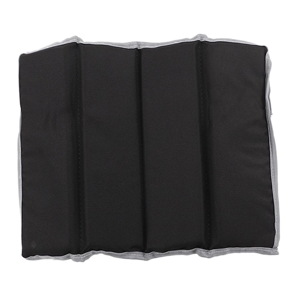 Folding Sit Mat Waterproof Soft Portable Floor Pad Cushion for Picnic Camping Beach Black