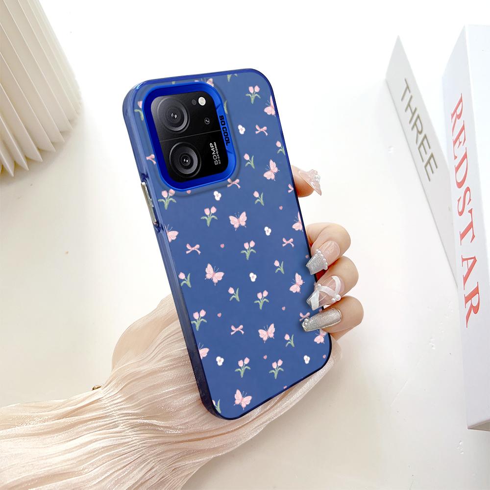 Painted Pattern Colorful Sliver Double Sided Hard Shell Shockproof Anti-fall Phone Casing for Xiaomi Redmi Poco