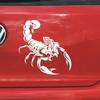 1 Piece 30cm Cute 3D Scorpion Car Stickers Car Styling Vinyl Decal Sticker for Cars Acessories Decoration