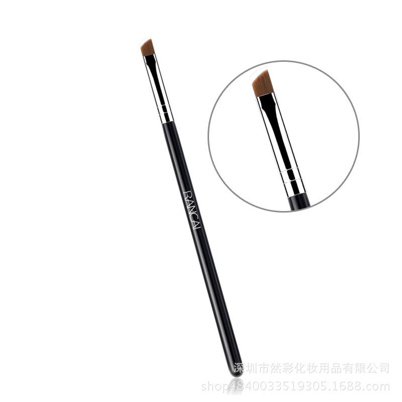 New E03 Pony Hair Eyeshadow Brush Soft Makeup Brush Smudge Brush Oblique Eyebrow Brush Double Head Eyelash Brush