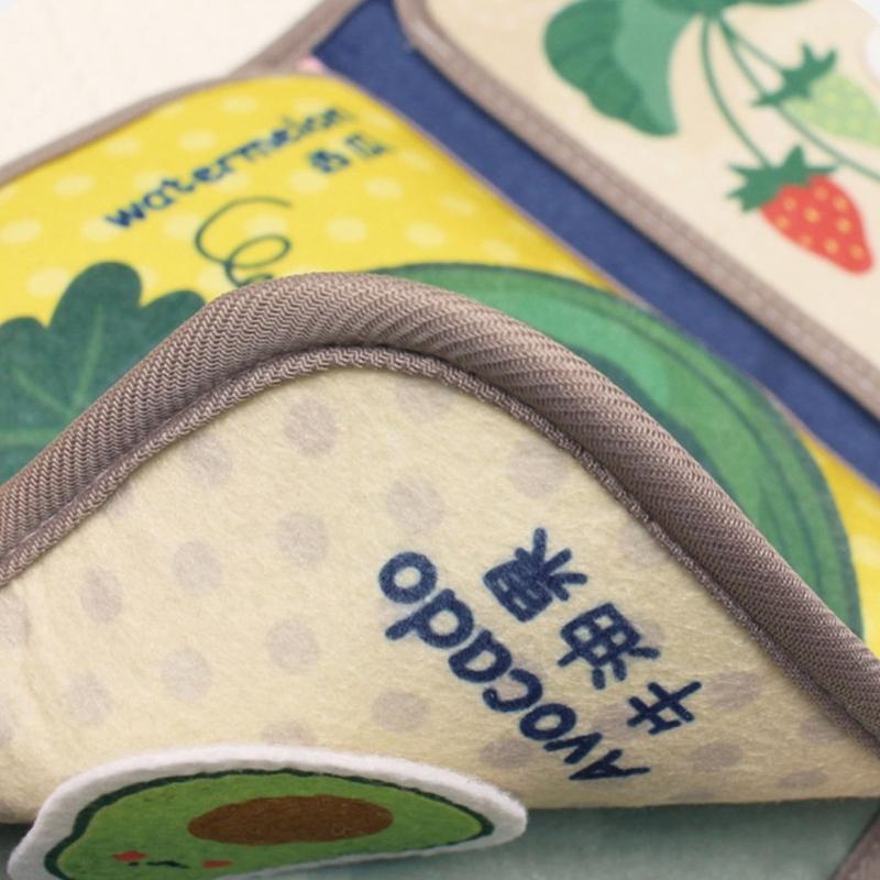 Soft Cloth Books for Toddlers Early Education Supplies Touch and Feel Books for Early Children Development