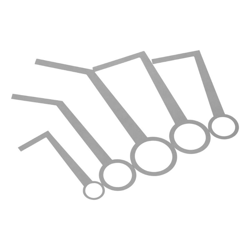 5Pcs Saxophone Pad Adjusting Tool Saxophone Leveling Rings Pad L Shape Key Cover