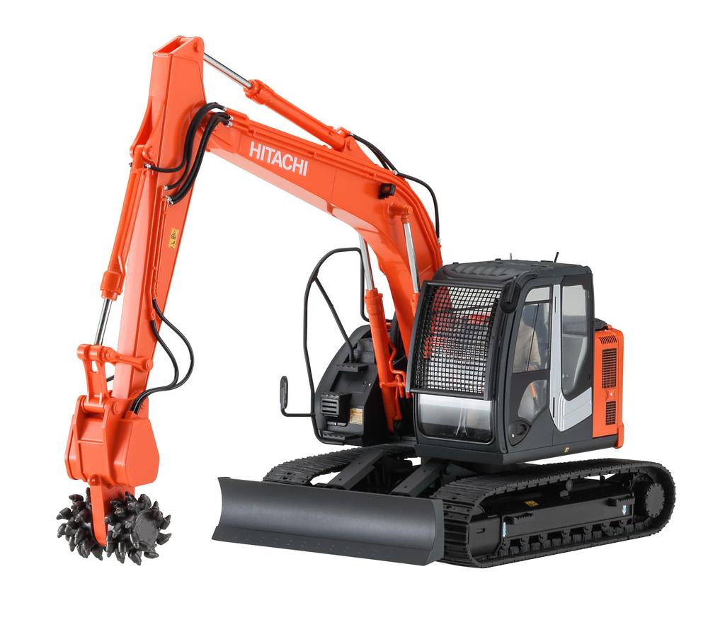 Hasegawa Hitachi Construction Machinery Hydraulic Excavator ZAXIS135US Cutting Cutter Model Plastic Model 66111 1/35 (Car)