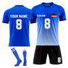 Personalised Shirts Kit Mens Girls With Name Number Custom Football Jerseys For Boys Training Suit