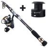 Angelruten-Rollen-Set Teleskop-Angelrute 13BB Angelrollenrad Tragbare Reise-Rute-Rollen-Kombination