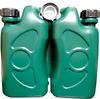 Tange Chemical Industry Diesel Oil Container, Twin Type, 10L (5+5L), Dark Green, with Nozzle