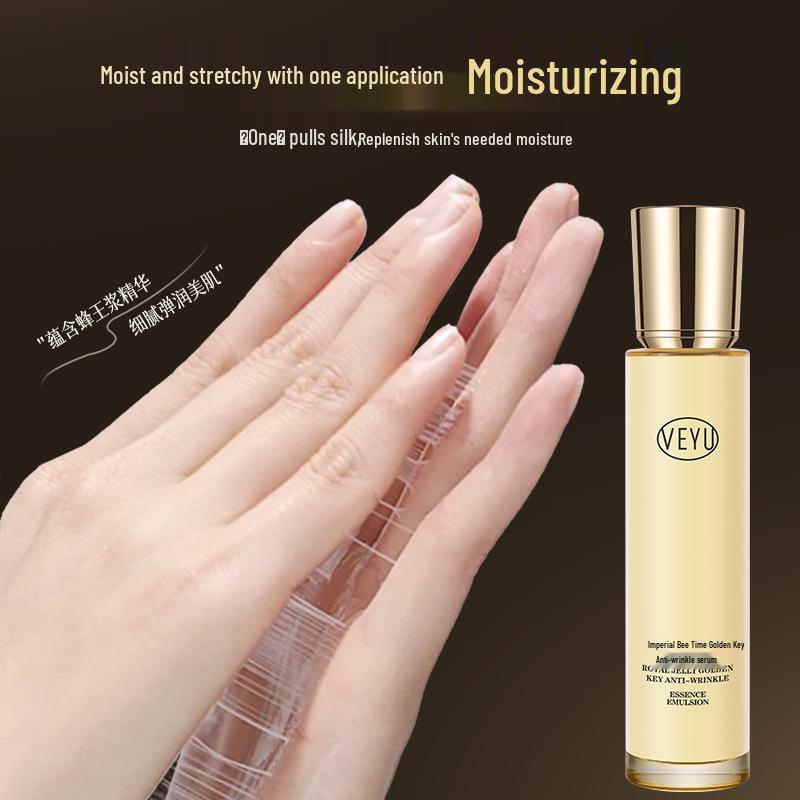 VEYU Imperial Bee Gold Key Anti-Wrinkle Moisturizing Serum - Lightweight, Non-Greasy, Stretchable Formula.