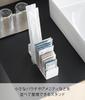 Yamazaki Pouch Amenity W5 x x Tower for Cosmetic Storage Item 10573 & Stand, Vertical, White, D15.4 H4.6cm, Series, Samples, Amenities, Case,