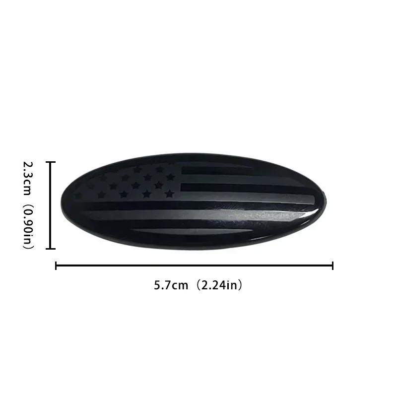 UHB24 for Ford Focus 3 MK2 Fiesta MK7 Mondeo Mk4 Fusion Kuga Transit Edge F150 58x22mm Car Steering Wheel Center Emblem Sticker