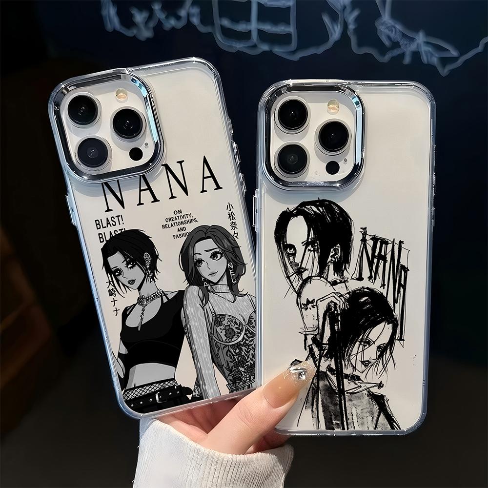 New Anime Cool Girl Phone Case For Nana Osaki Line iPhone 17 16e 16 15 14 13 12 11mini Pro Max X XR XSMAX 8 7 Air Plus Cover Y2K
