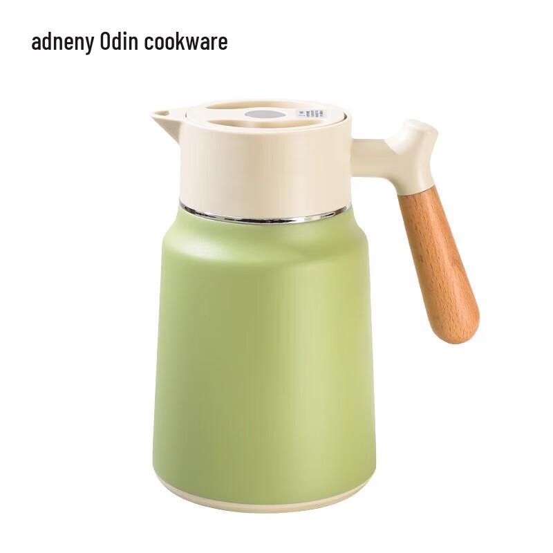 Adneny Wooden Handle Vacuum Thermos