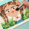1/3Pcs Color Shaper Painting Tool Color Shaper Tool For Oil Painting Paint Brush Inclined Tip Round Tip Pastel Blending Tools