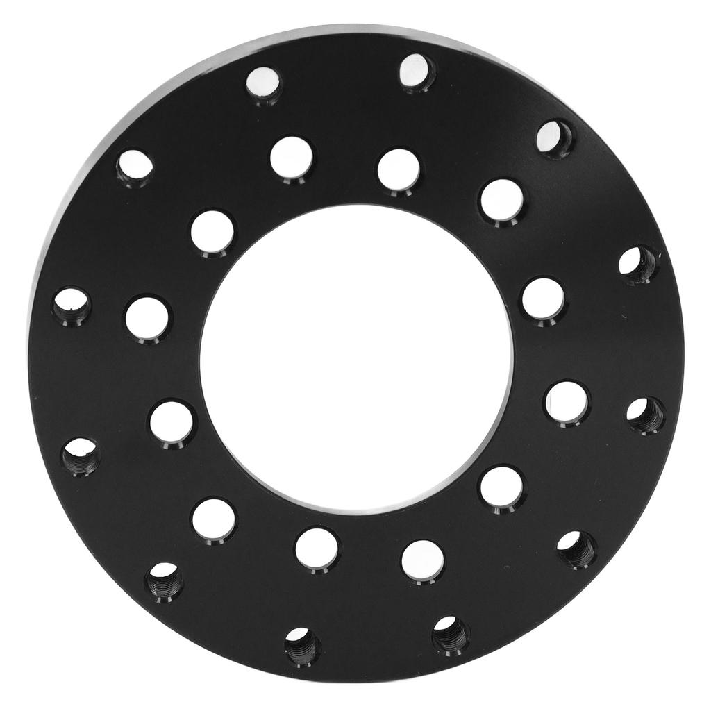 Alloy Steering Wheel Adapter Plate Black Replacement Accessories Car Gaming Steering Wheel Adapter
