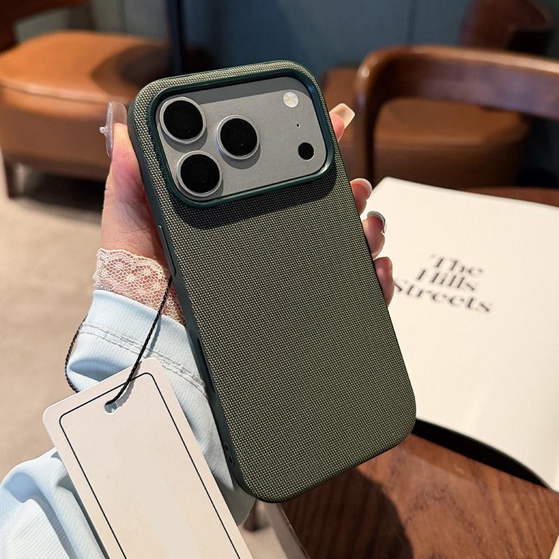 

Офіційний Текстильний Чохол Tech для iPhone 17 16 15 14 13 Pro Max для Заряджання MagSafe Магнітний М який Твердий Ударостійкий Чохол For iPhone 13 зелений