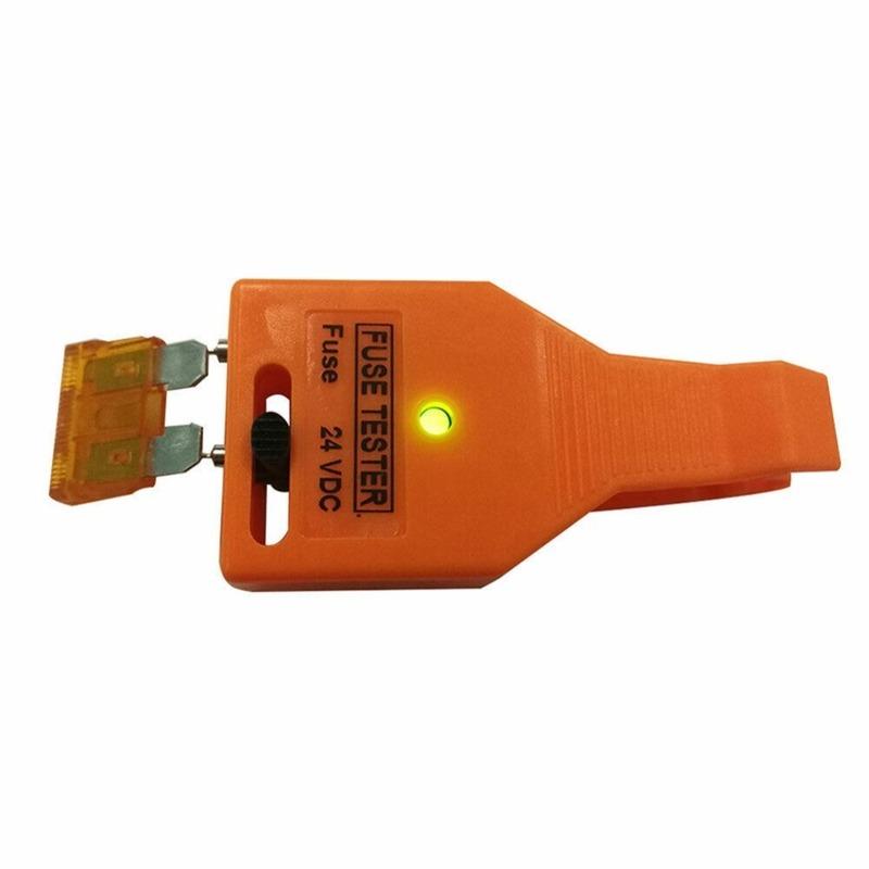 Fuse Tester DC 24V Automotive Tester Blade Puller Multi-Functional Car Checker Puller Removal Tool for Mini/Standard Blade