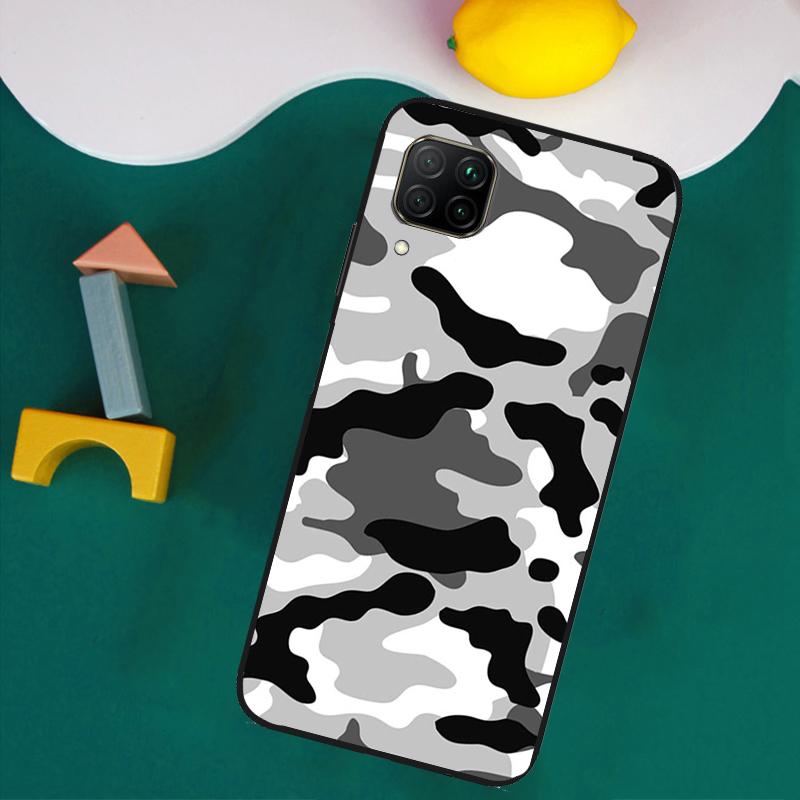 Green Camouflage For Huawei Nova Y73 Y72 Y70 Y90 Y60 Y61 Y91 12s 12i 11i 8i 9 10 SE P40 Lite P30 P60 Pro Case