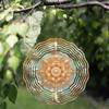 360 Degree Hook Metal Wind Chime 25.4cm Spiritual Design for All Seasons Perfect Gift for Friends Family Garden Patio Decor No Electricity Needed