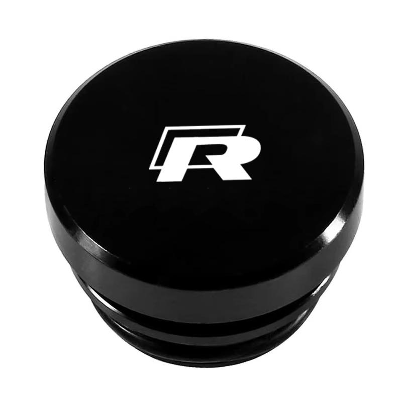 

2026 Hot Sticker Metal Car Cigarette Lighter Dustproof Plug Cover For Volkswagen VW Rline Logo POLO Jetta Golf 7 Passat Accessor синій