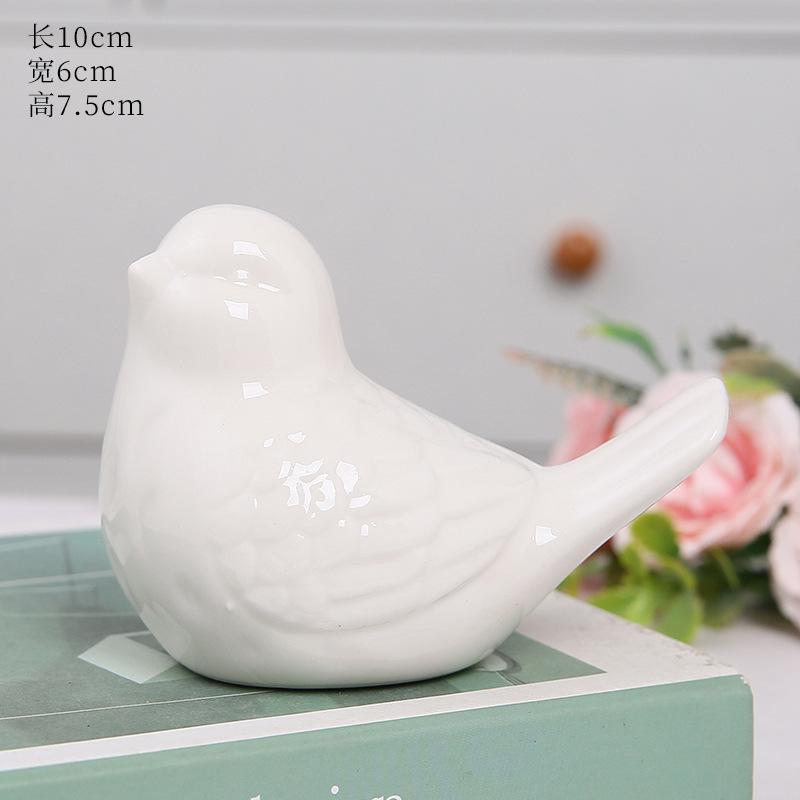 Cute Ceramic Bird Ornaments Simulated Accessories Home Ceramic Ornaments Decorations