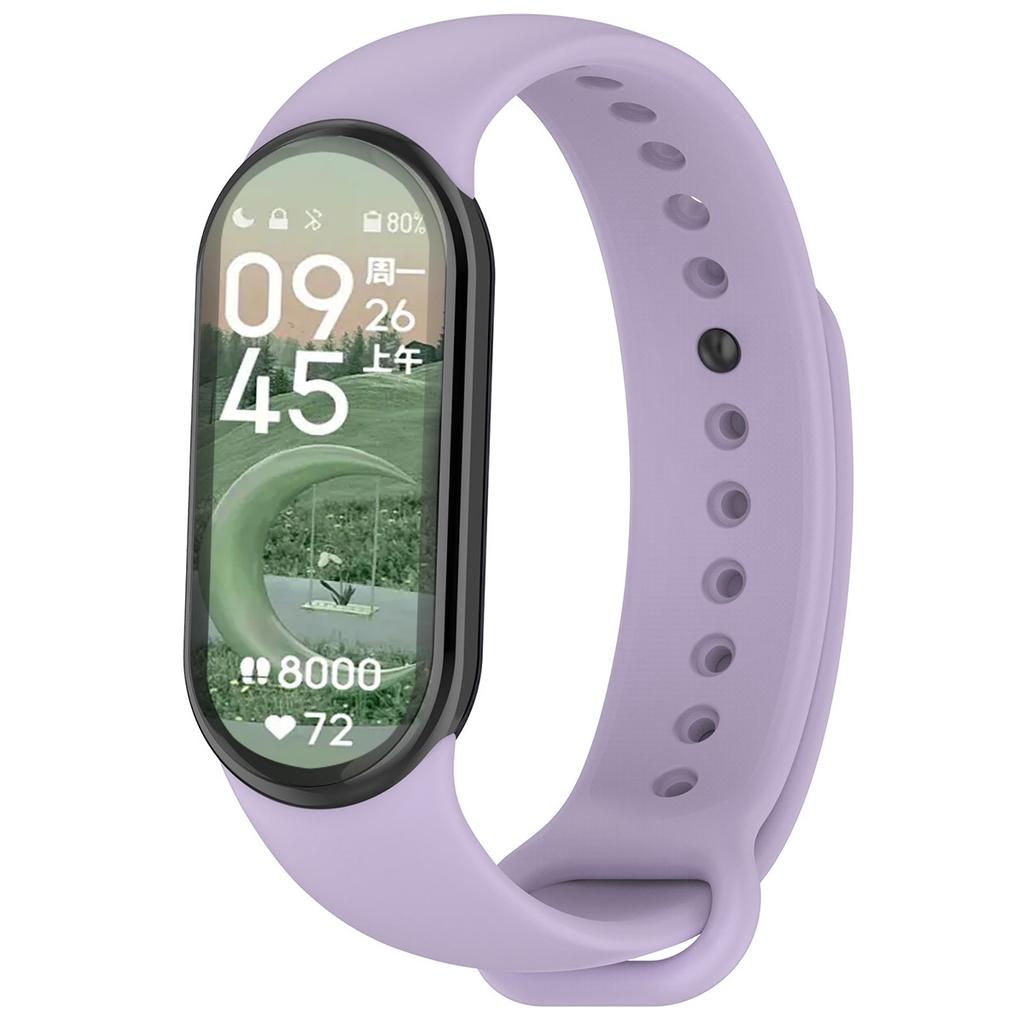 Pulseira de Silicone para Xiaomi Mi Band 9 8 Pulseira NFC Sport Rubber Pulseira Pulseira Correa Xiaomi Smart Band 8 Acessórios