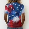 Shirts For Women Trendy V Neck T Shirts Casual Printed Blouse Tops For Women