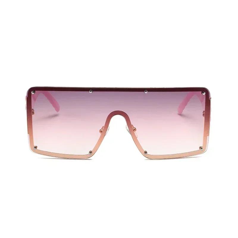 Outdoor Große Rahmen Quadratische Sonnenbrille Damen Herren Bunt Minimalistisch Sonnenbrille Spiegel Schwarz Farben Designer Marke Mode