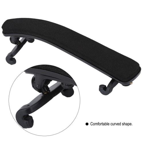 Violin Shoulder Rest Stand, Adjustable Fit, Instrument Part for 3/4 and 4/4 Violins