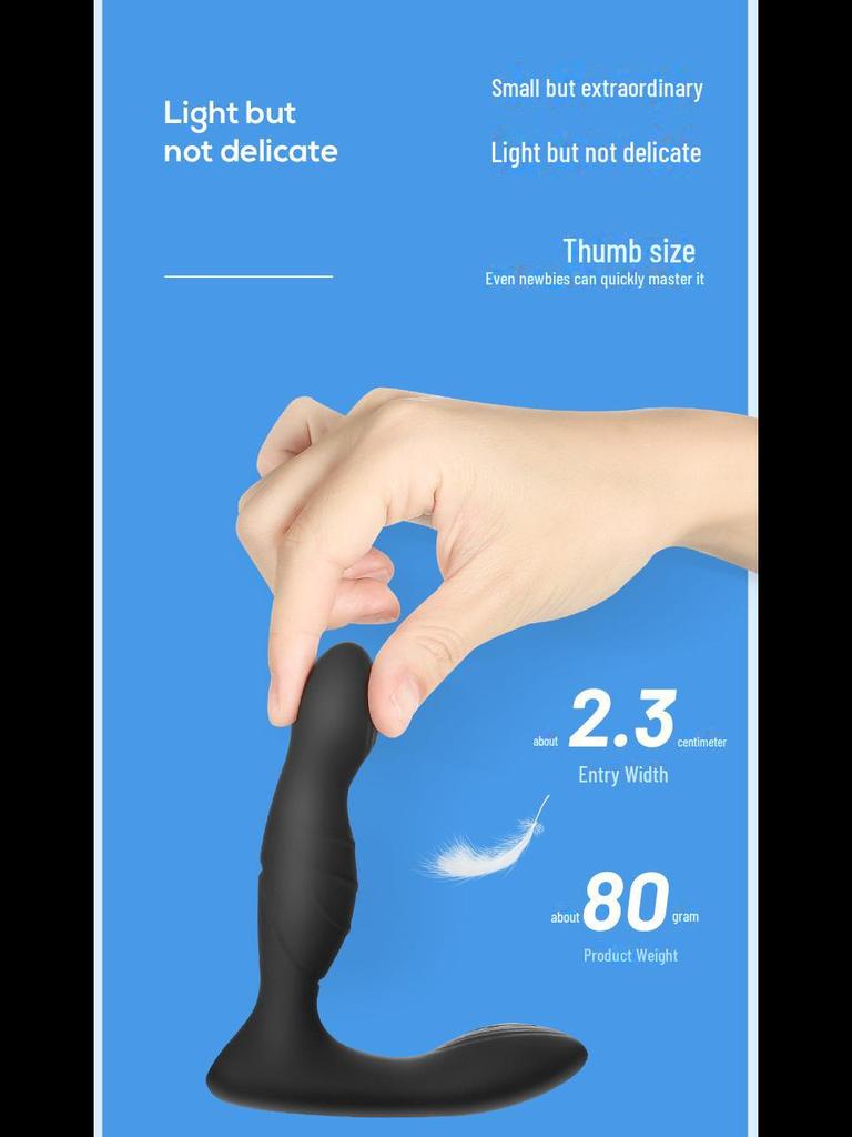 Prostate Massager Anal Plug & Remote Control Masturbator - Convenient & Effective.