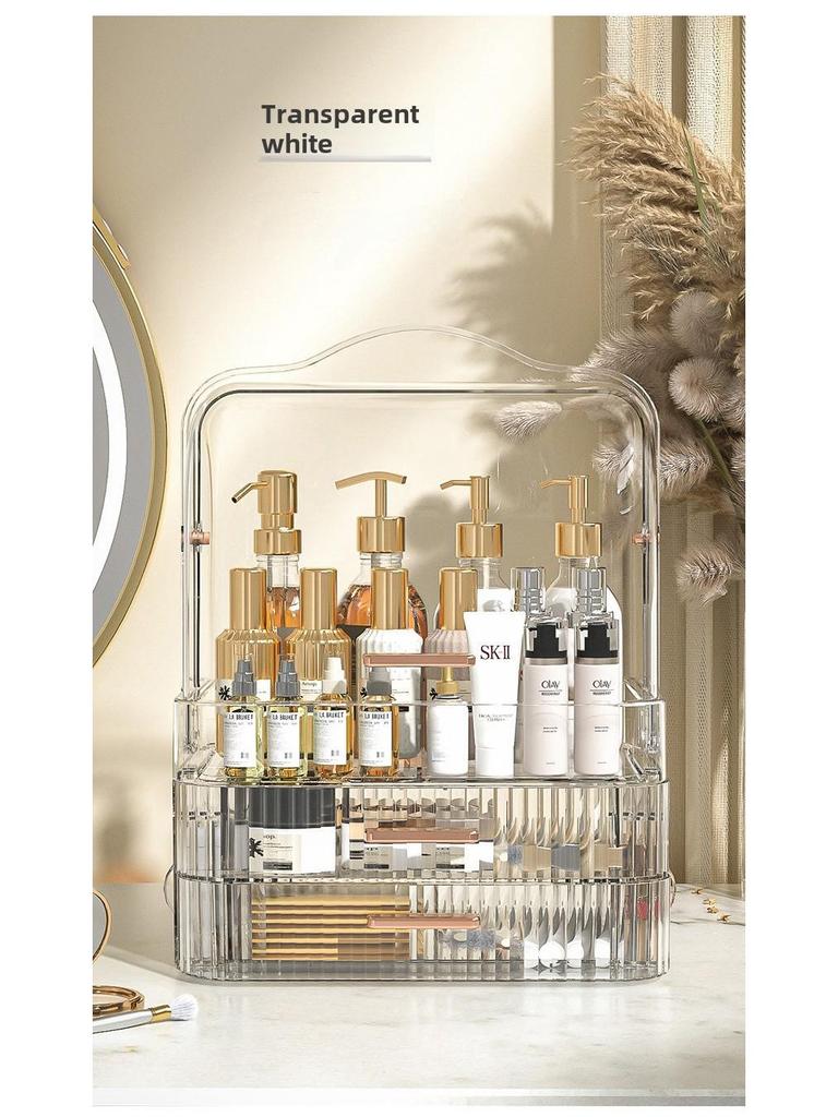 Transparent Bathroom Skincare & Cosmetics Storage Box