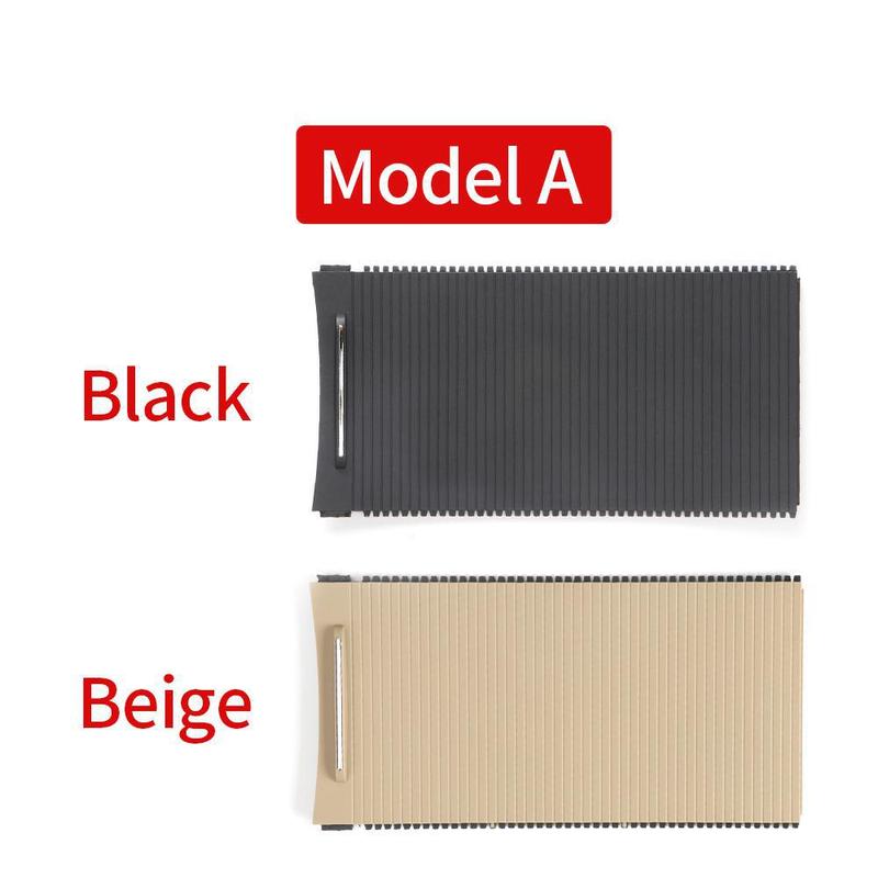 For Buick Lacrosse Car Center Console Cup Holder Roller Blind Cover Armrest Box Storage Box Strip Plating Trim Ring 2009-2013