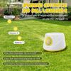 Upgraded Automatic Dog Ball Launcher,interactive Dog Tennis Ball Thrower With 5 Etpu Balls-long-lasting, Interactive Dog Toy