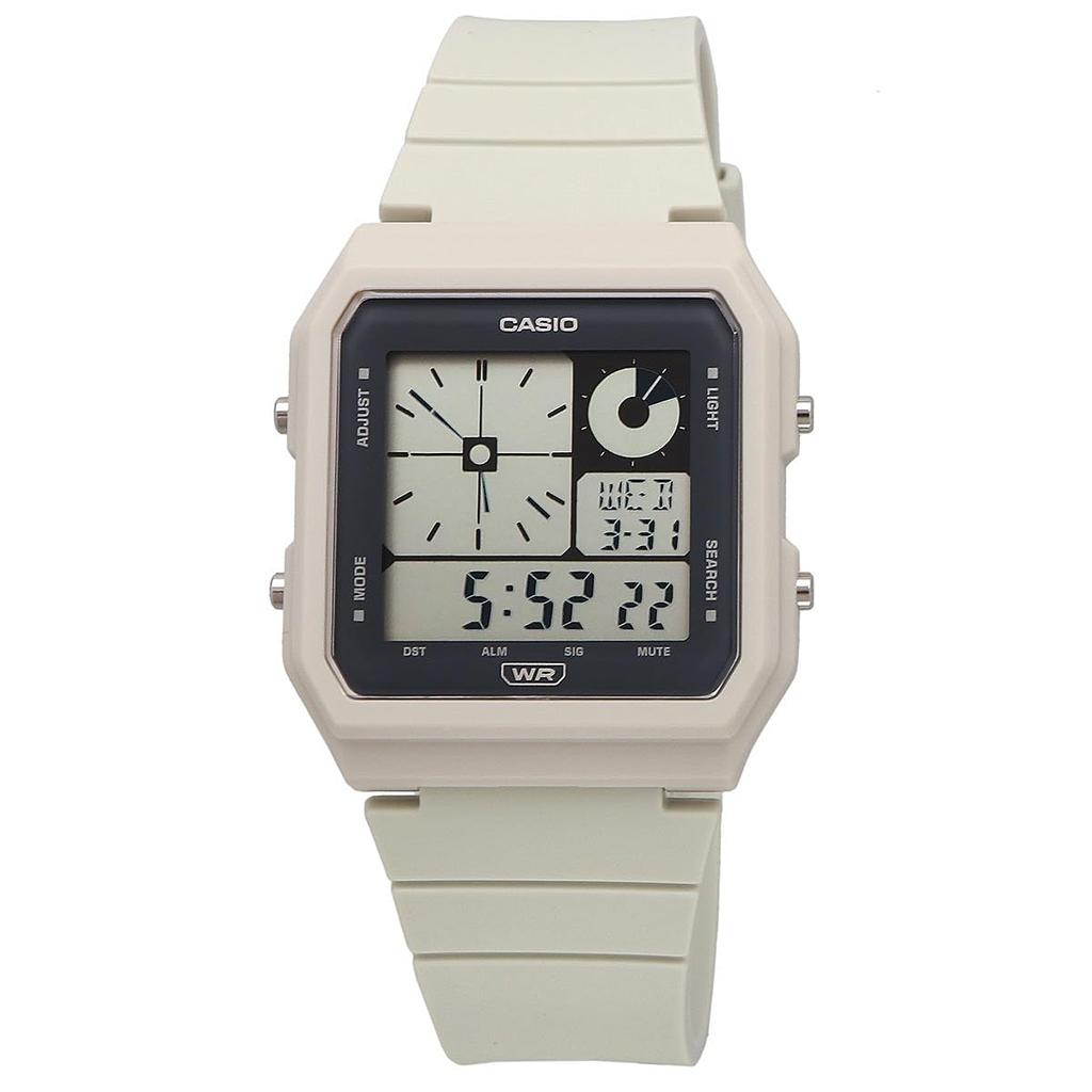 CASIO Casio Casio Standard Cheap Casio Chipkashi Watch Unisex Resin Ivory Gray Men's Women's LF-20W-8A [Parallel Import]
