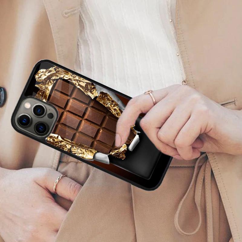 Chocolate Bar Candy Wrapper Magnetic Phone Case For APPLE iPhone 17 Air 16 14 13 12 Pro Max 15 Plus Charge MagSafe Cover