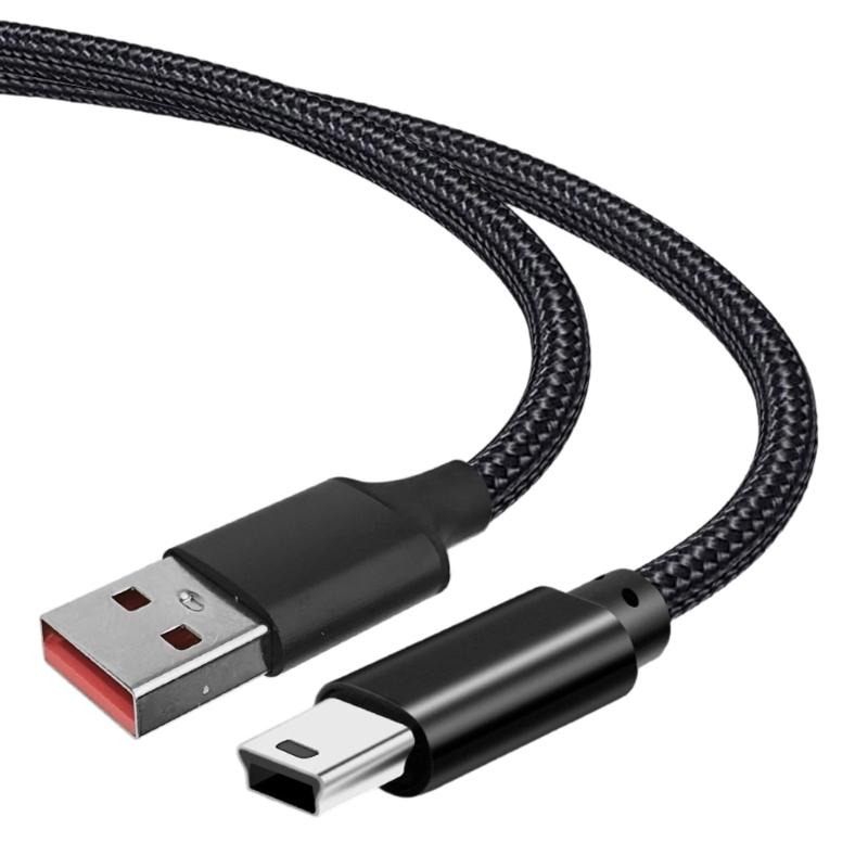 Mini USB Cable Fast Speed Mini USB Cable Fast Speed Transfer Cable Nylon Braided Cord for Fast Data Transfer & Charging