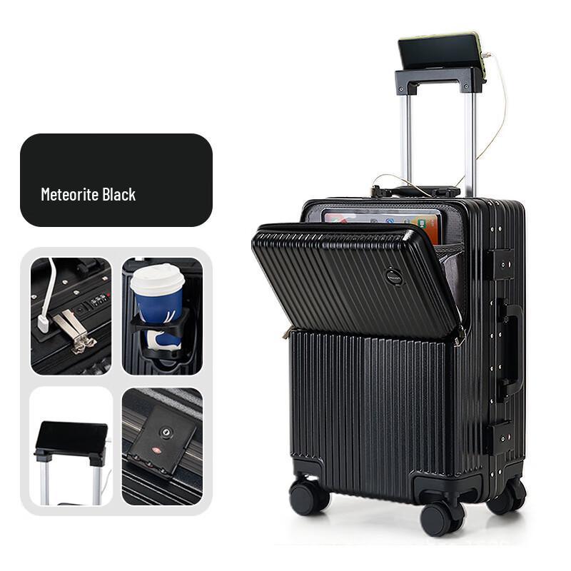 

Li Shen Multifunctional Aluminum Frame Trolley Luggage 20 inch