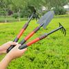 Stainless Steel Gardening Shovel Carbon Steel Outdoor Planting Tool Ergonomic Handle Lightweight Sturdy for Home Garden