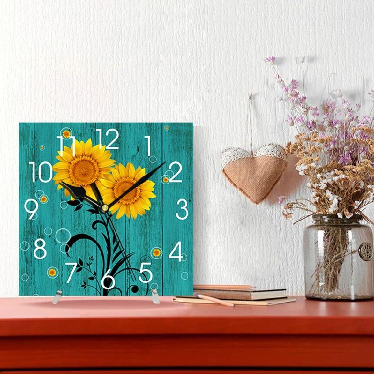 Stille Nicht-Tickende Holz-Wanduhren Batteriebetrieben Landhaus Retro Rustikal