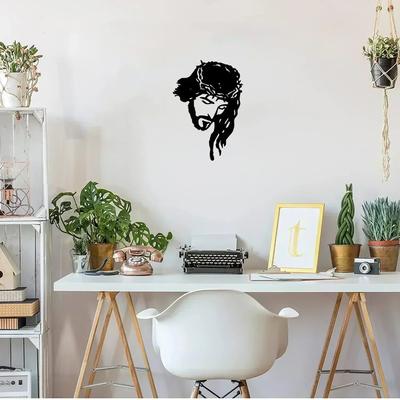 Lord Jesus Christ Metal Wall Art – Elegant Home Décor, Decorative Iron Silhouette and Inspirational Metal Wall Decoration