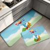 Numberblocks Flannel Kitchen Mat Christmas Soft Area Rug Non Slip Floor Carpet Home Decoration