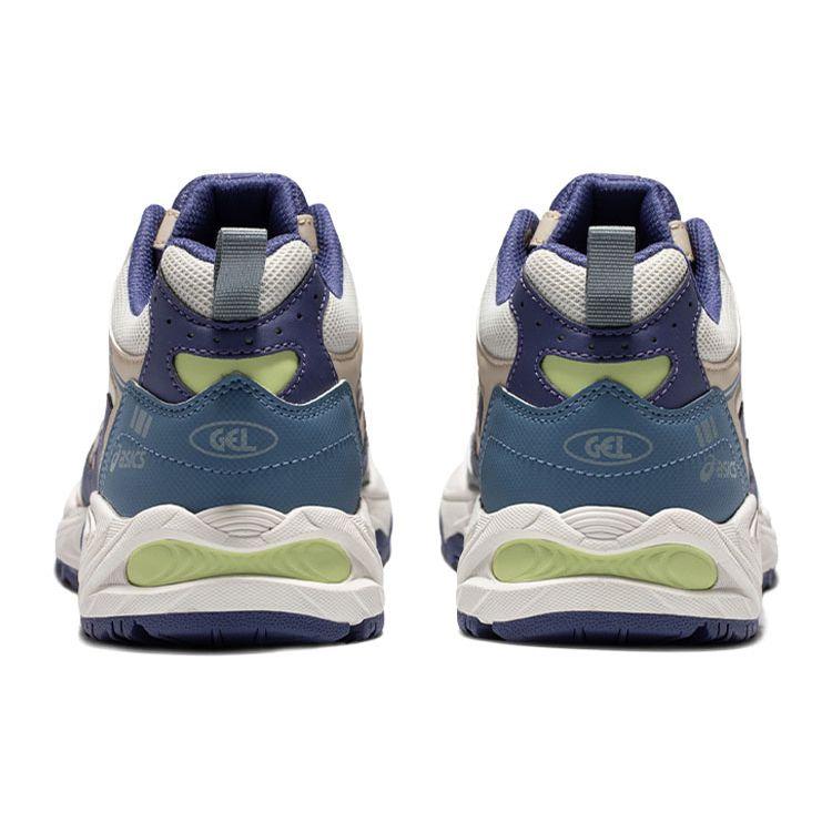 Asics Gel-100 Tr Fabric Synthetic Leather Trendy Color Block Low-Top Lifestyle Sneakers Unisex Sneakers Blue Pink 1203A212-101