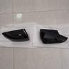 2x Gloss Black Side Rearview Mirror Cover Cap Clip-on For Ford Ranger 2015-